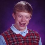 Bad Luck Brian Blank Meme Template