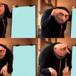 Grus Plan Blank Meme Template